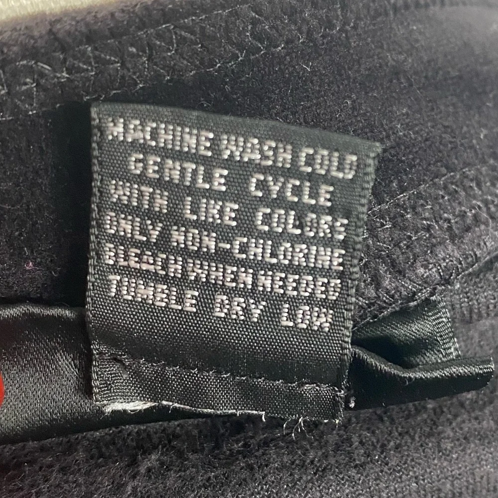 Style & Co Petite Black Zipup Top - Picture 7 of 7